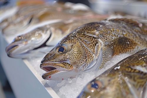 生鮮海鮮水產(chǎn)鱈魚食材 攝影圖